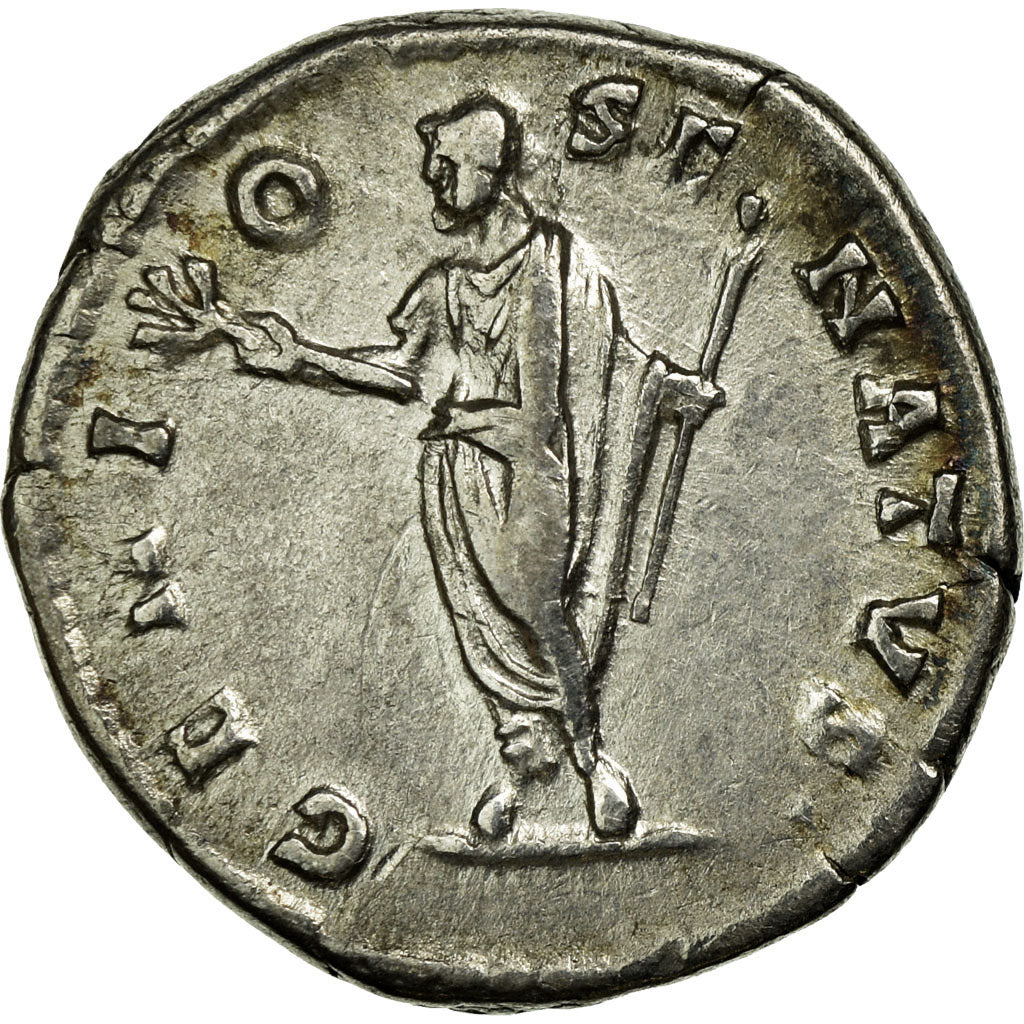 Coin, Antoninus Pius, Denarius, AU(50-53), Silver, Cohen:398