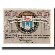 Banknote, Germany, Pfarrkirchen a. Rott Stadt, 25 Pfennig, Clocher 3, Undated