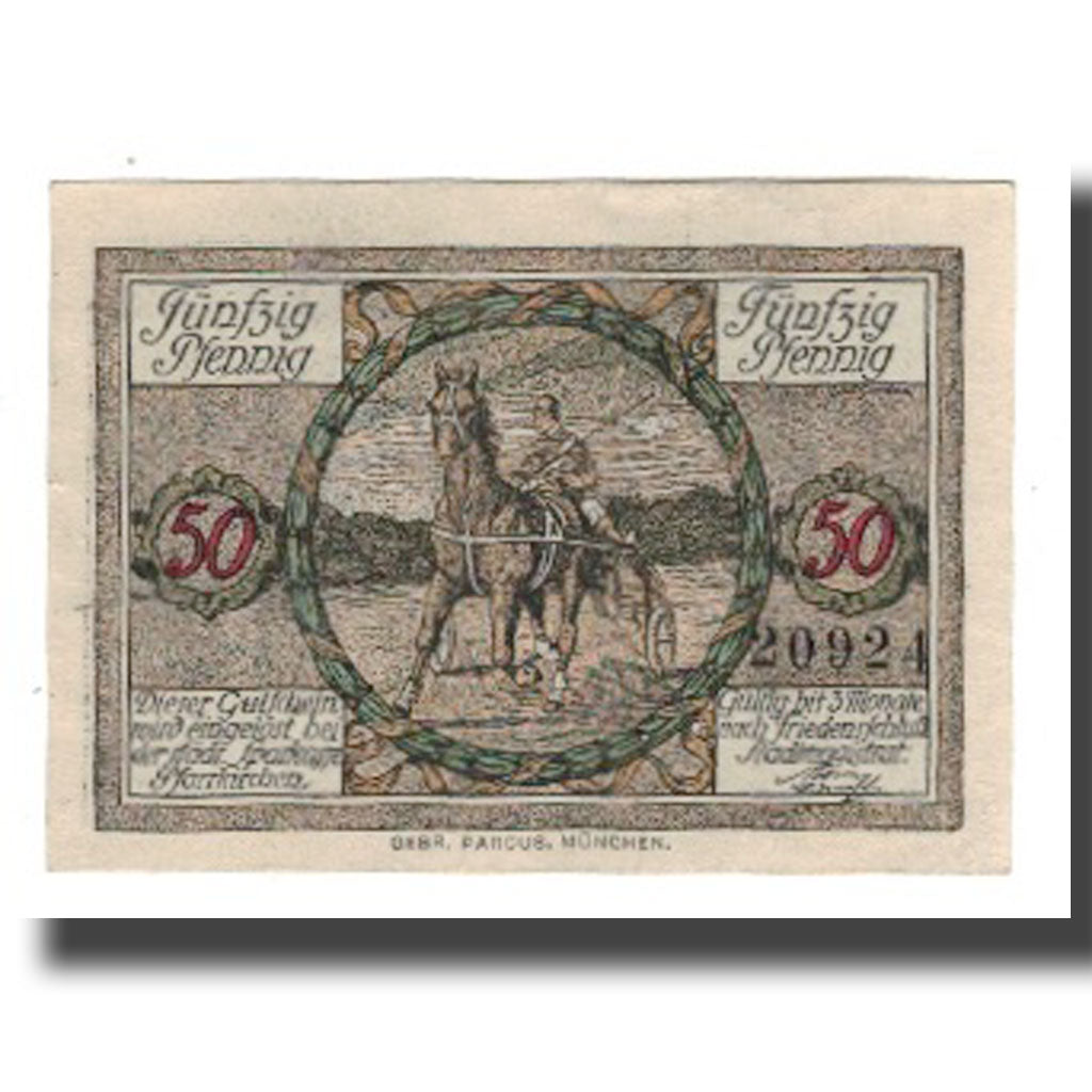 Banknote, Germany, Pfarrkirchen a. Rott Stadt, 50 Pfennig, personnage 2