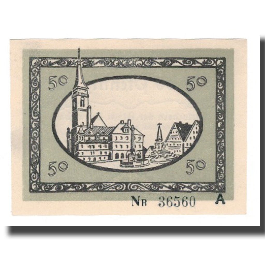 Banknote, Germany, Schwabach Stadt, 50 Pfennig, Place 2, 1918, 1918-12-15