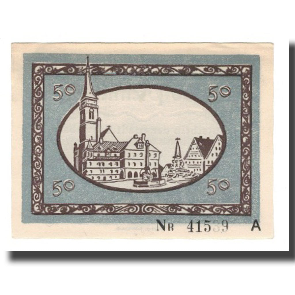 Banknote, Germany, Schwabach Stadt, 50 Pfennig, place 3, 1918, 1918-12-15