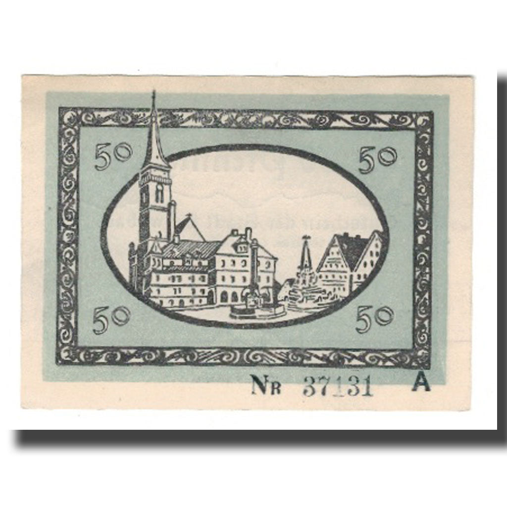 Banknote, Germany, Schwabach Stadt, 50 Pfennig, Place 5, 1918, 1918-12-15