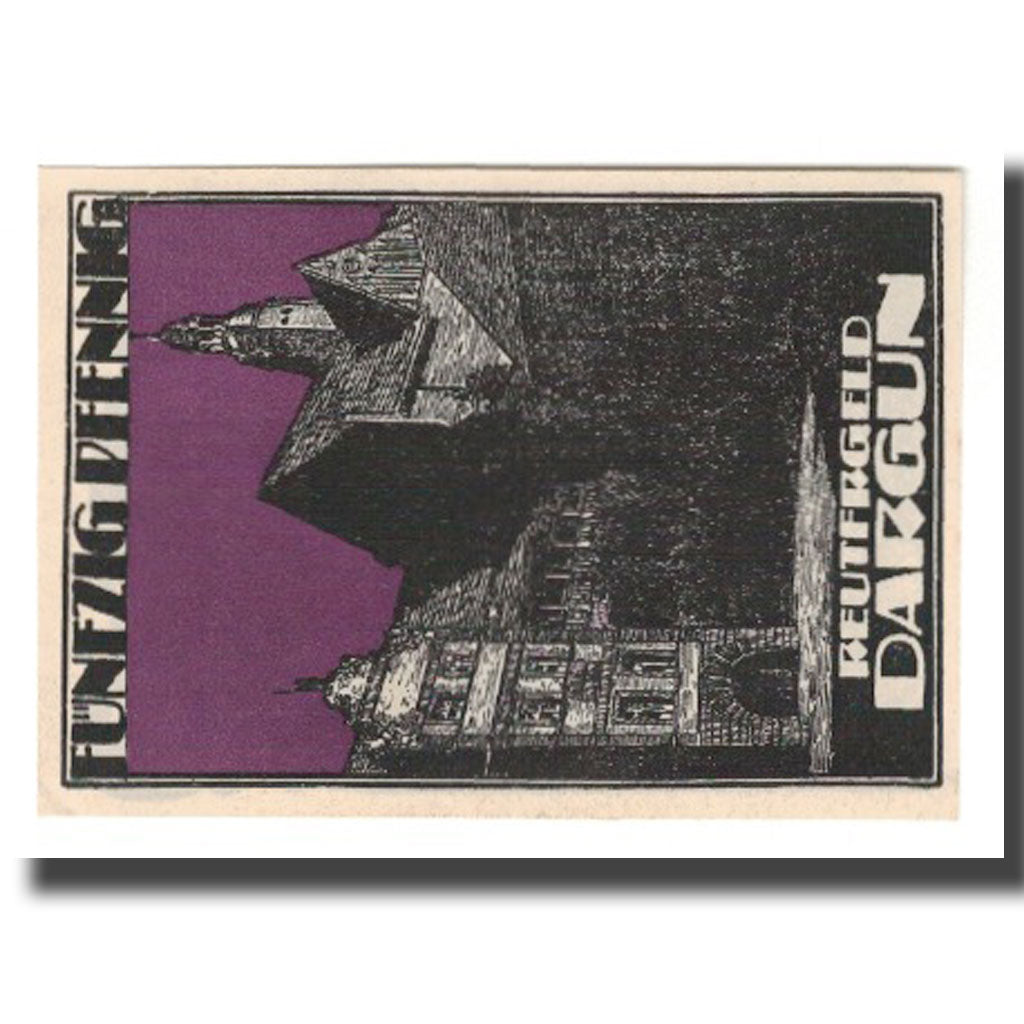Banknote, Germany, Dargun Gemeinde, 50 Pfennig, Batiment, 1921, 1921-12-31