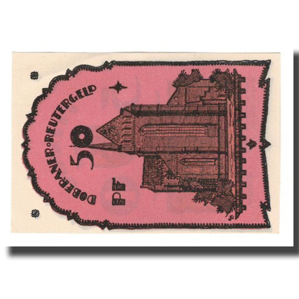 Banknote, Germany, Doberan, Bad Stadt, 50 Pfennig, Batiment, 1921, 1921-12-31