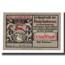 Banconote, Germania, Doberan, Bad Stadt, 1 Mark, Batiment, 1922, SPL-