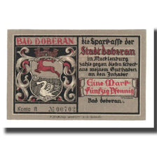 Billete, Alemania, Doberan, Bad Stadt, 1.5 Mark, Hippodrome, 1922, EBC