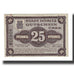 Banknote, Germany, Dömitz Sparkasse der Stadt, 25 Pfennig, Bastion 2, 1920