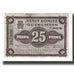 Banknote, Germany, Dömitz Sparkasse der Stadt, 25 Pfennig, Bastion 3, 1920