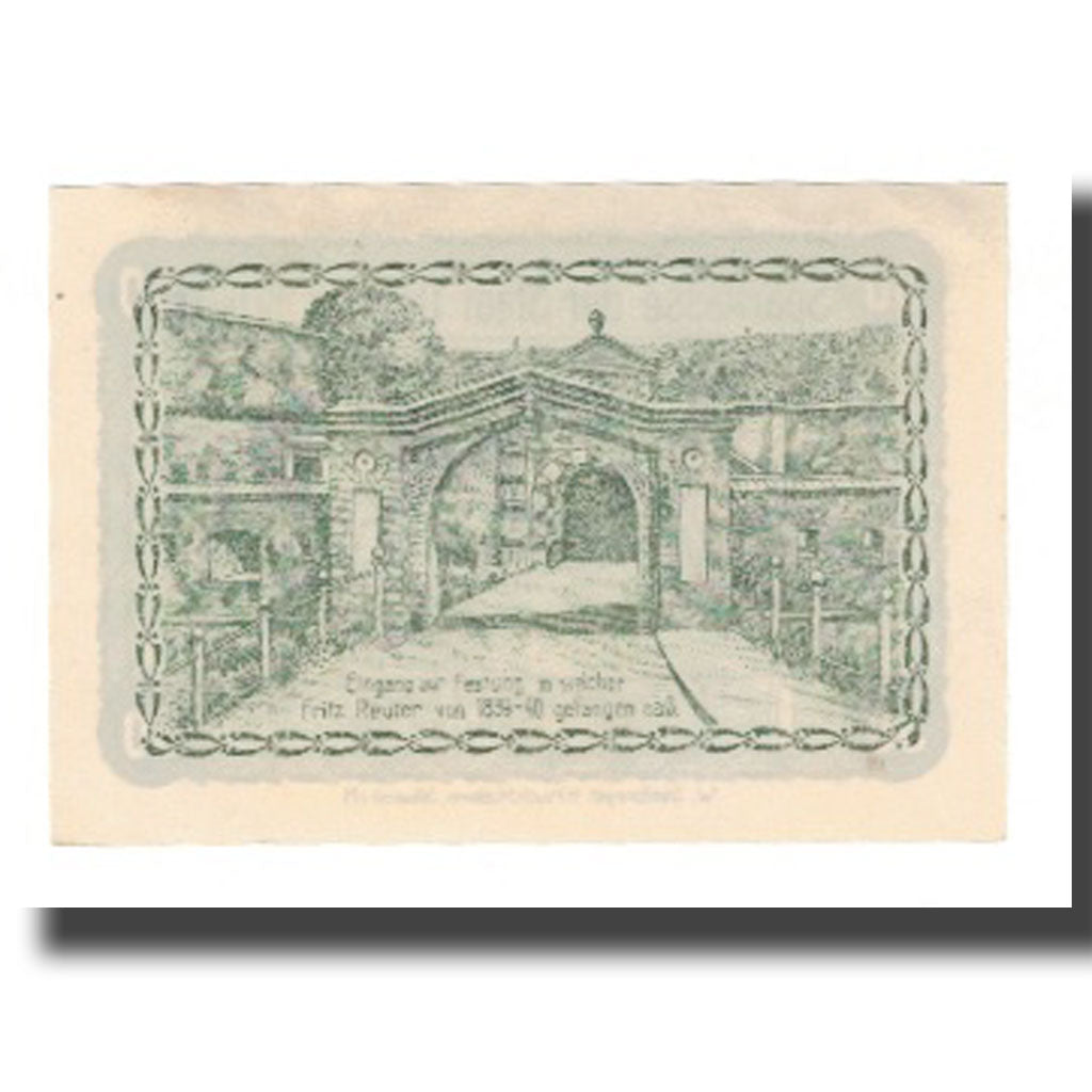 Banknote, Germany, Domitz Stadt, 50 Pfennig, Batiment, 1922, 1922-01-02