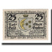 Banknote, Germany, Grabow Stadt, 25 Pfennig, personnage 1, 1922, 1922-06-30