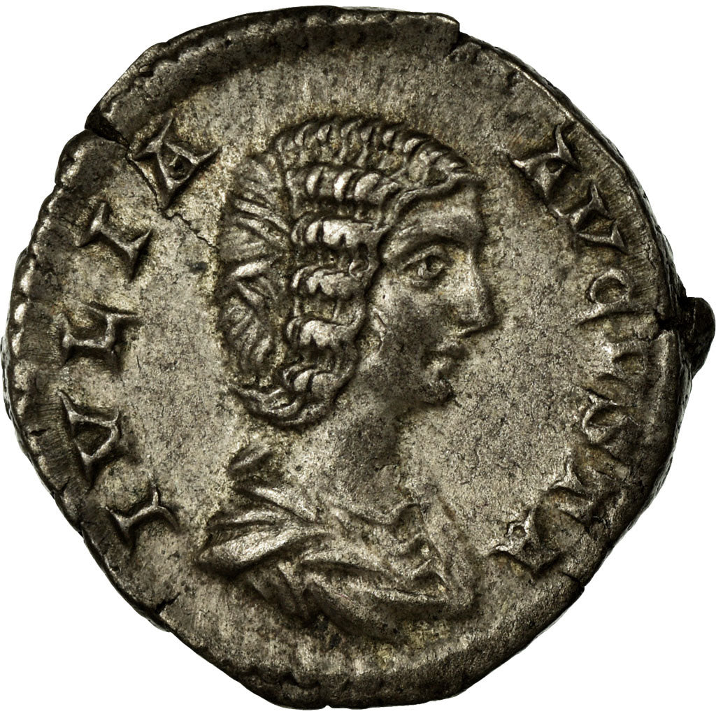 Moneta, Julia Domna, Denarius, AU(55-58), Srebro, Cohen:79