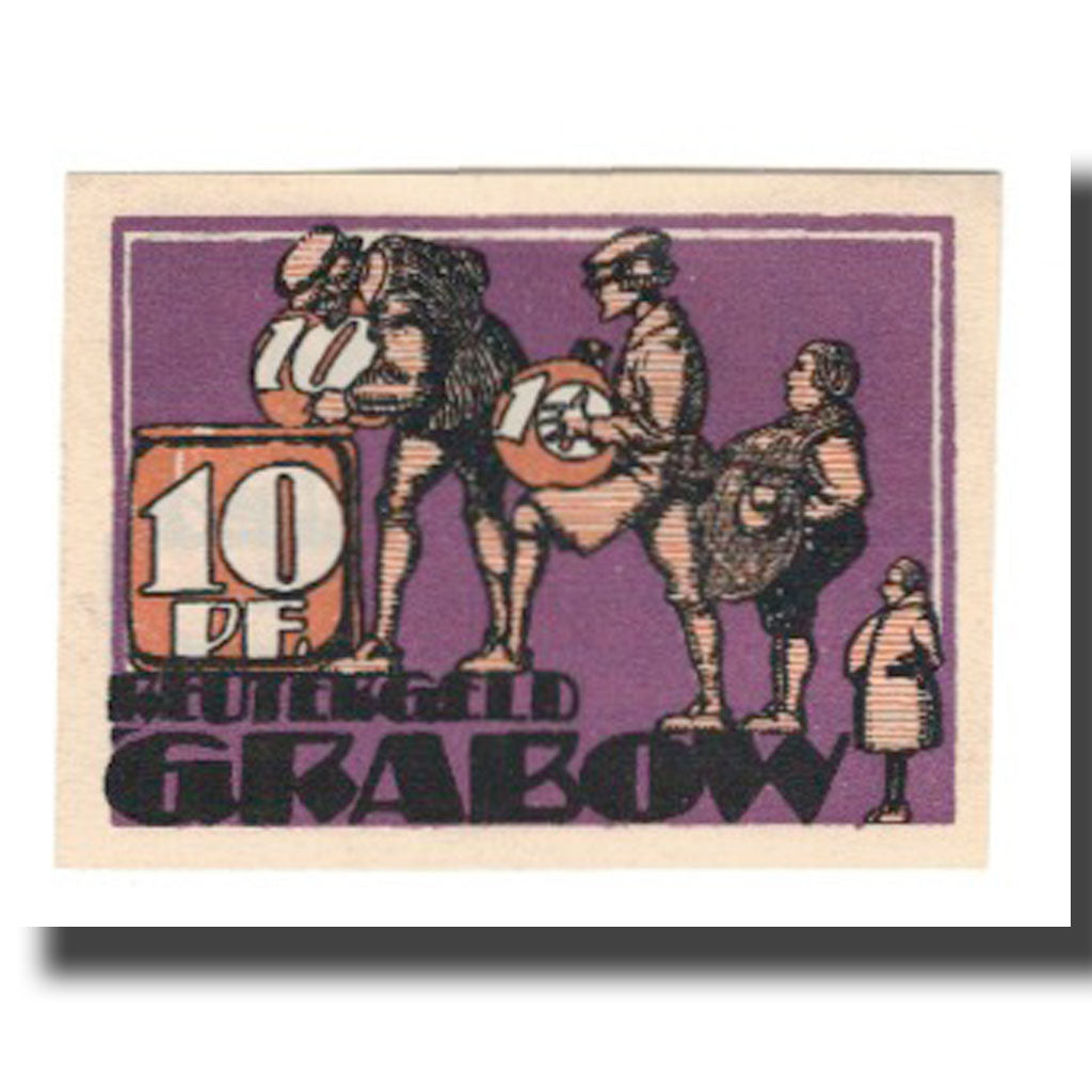 Biljet, Duitsland, 10 Pfennig, personnage 1, 1922, 1922-12-31, SUP, Mehl:460.1