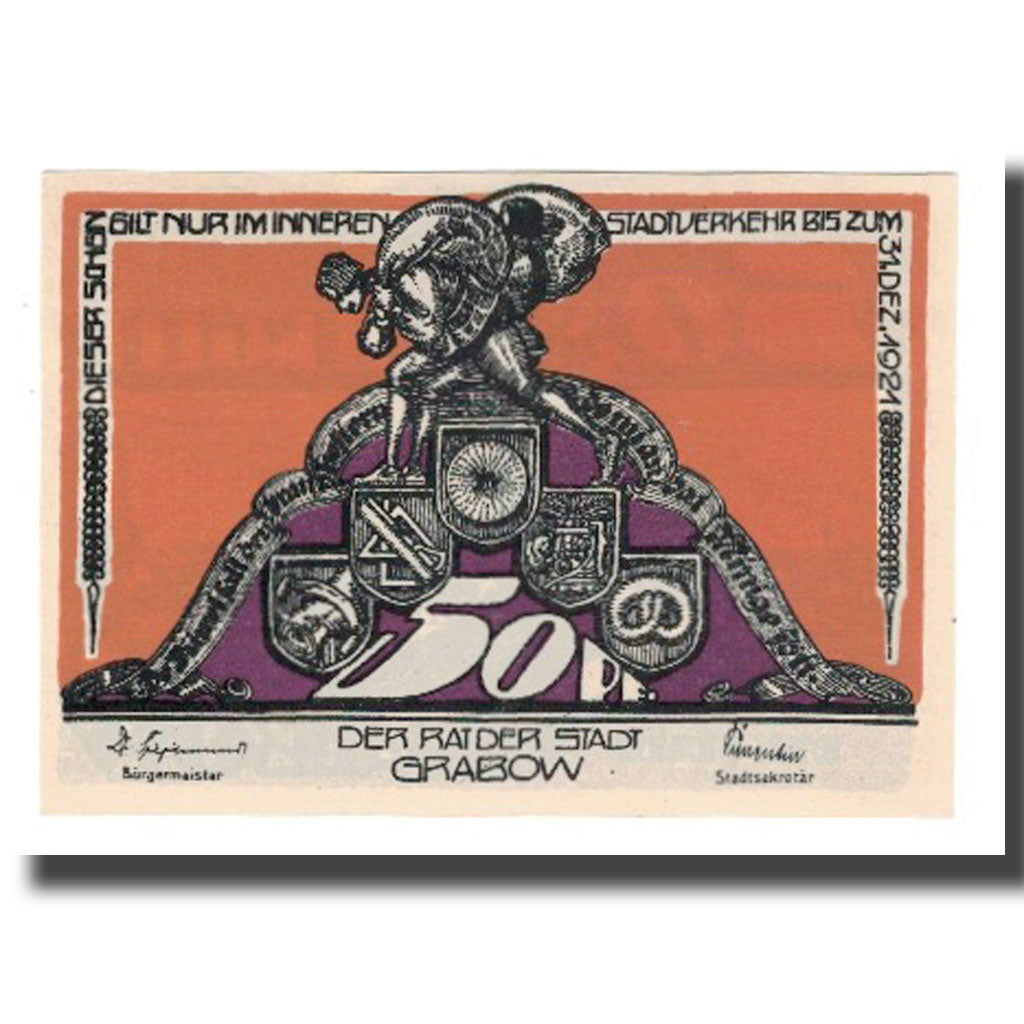 Biljet, Duitsland, 50 Pfennig, paysage, 1922, 1922-12-31, SUP, Mehl:460.1