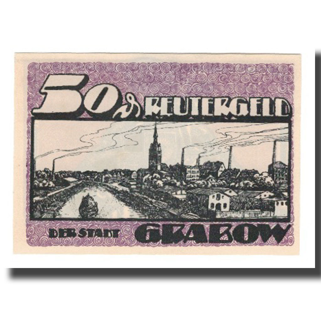 Biljet, Duitsland, 50 Pfennig, paysage, 1922, 1922-12-31, SUP, Mehl:460.1