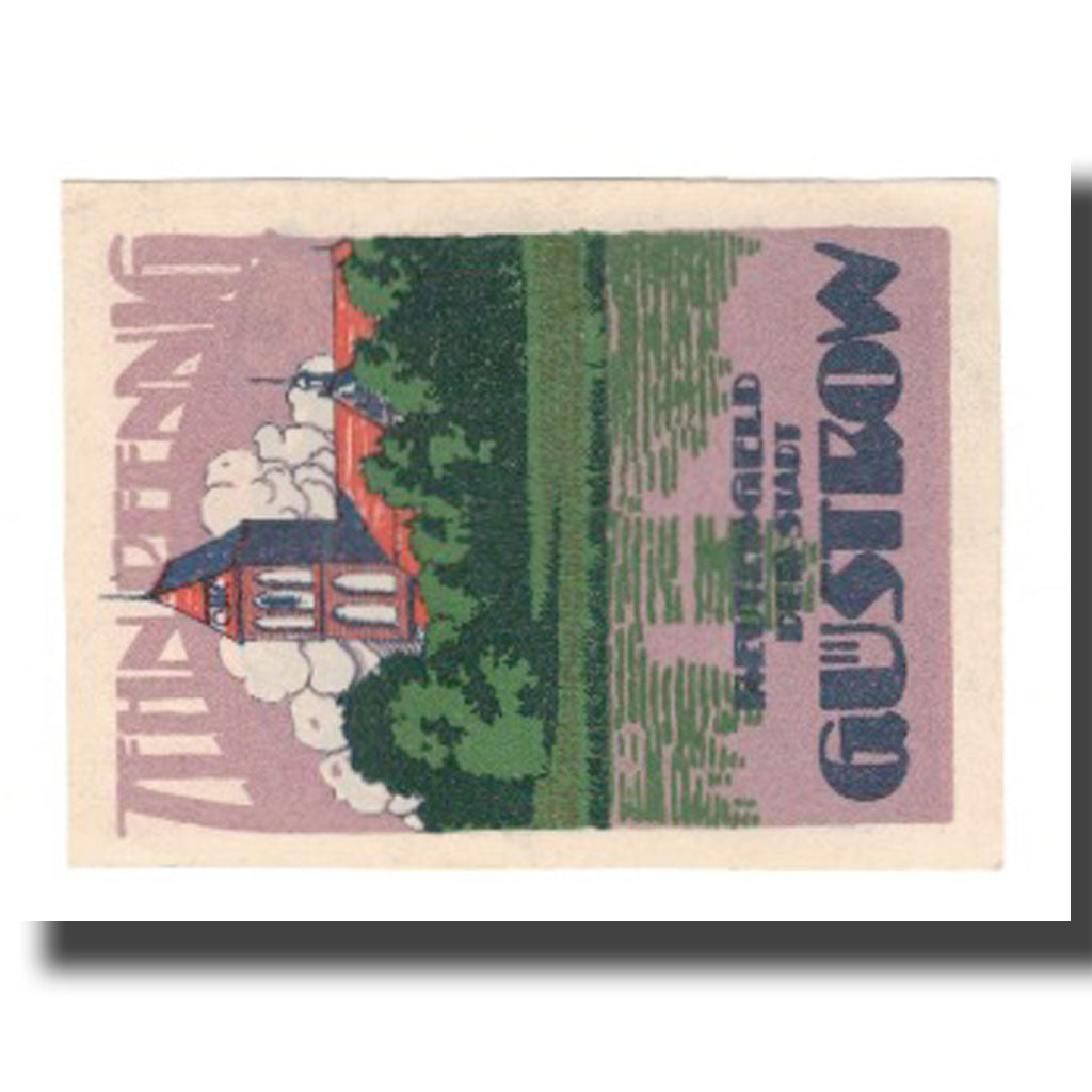 Banknote, Germany, Güstrow Stadt, 10 Pfennig, batiment 1, 1922, 1922-05-31