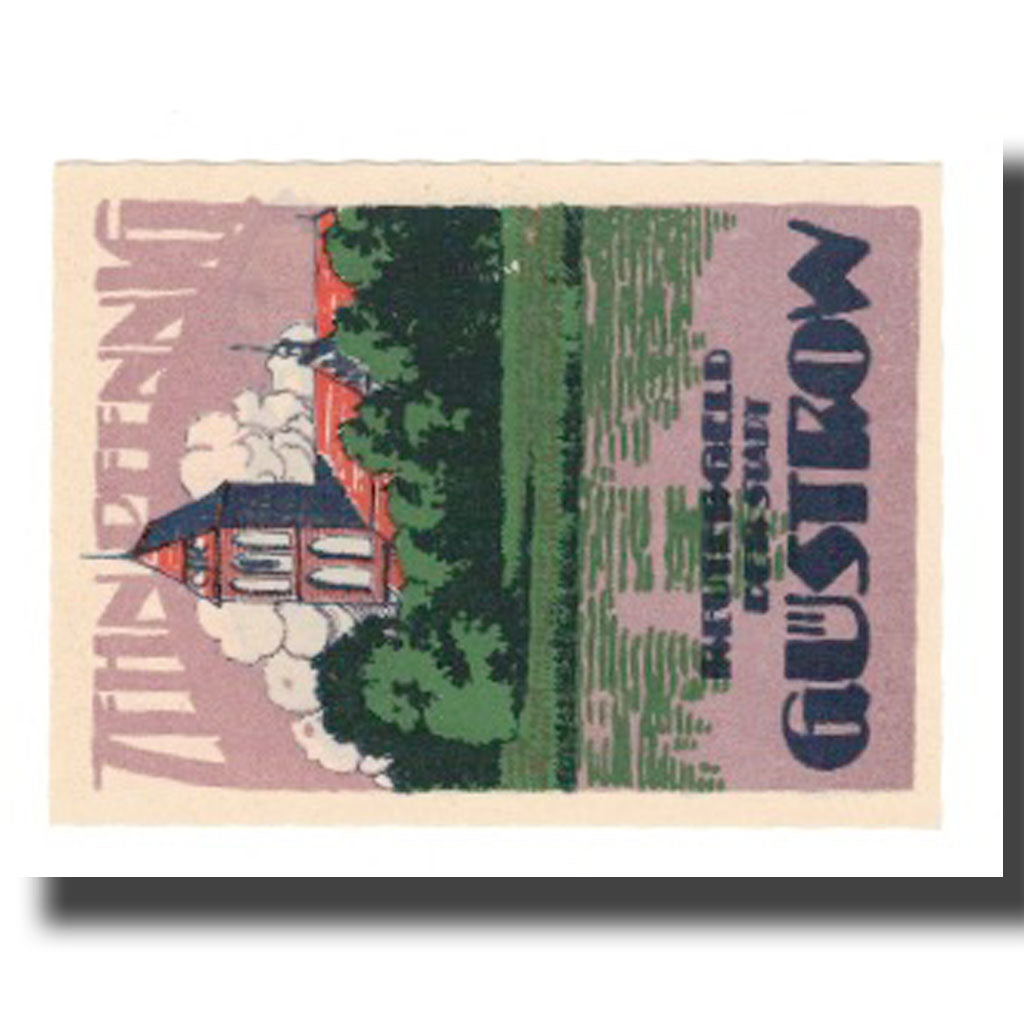 Banknote, Germany, Güstrow Stadt, 10 Pfennig, batiment 2, 1922, 1922-05-31