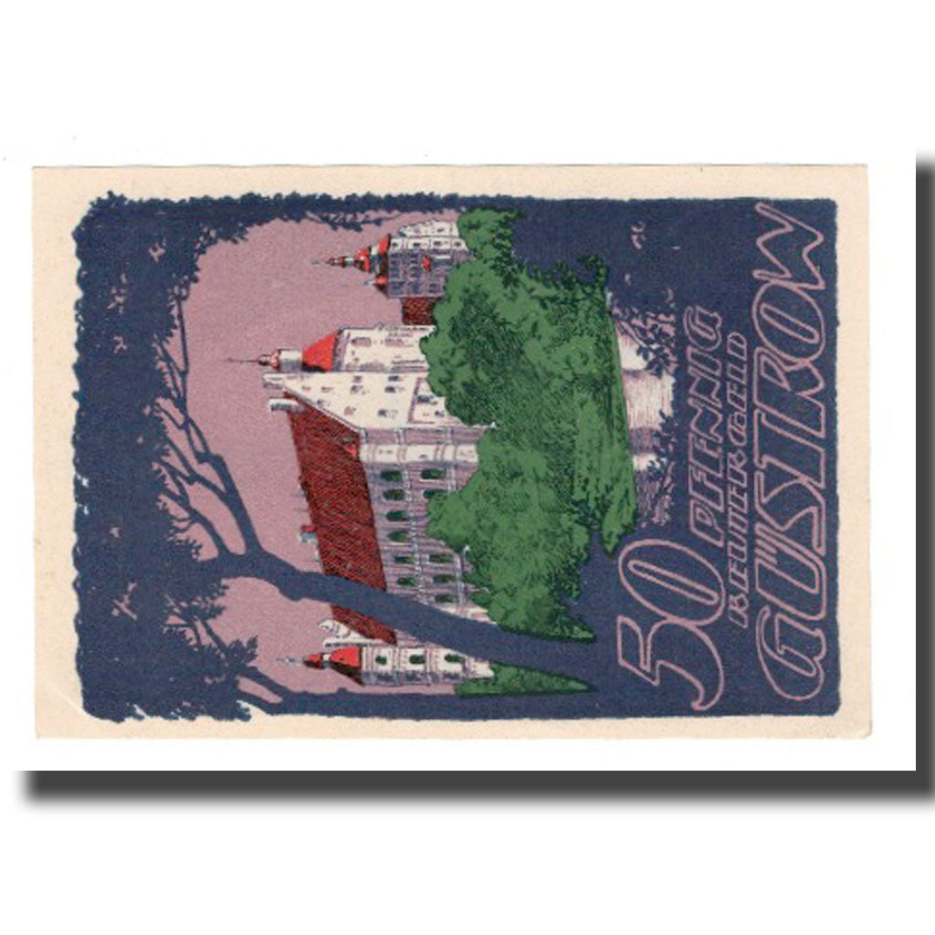 Banknote, Germany, Güstrow Stadt, 50 Pfennig, Batiment, 1922, 1922-05-31