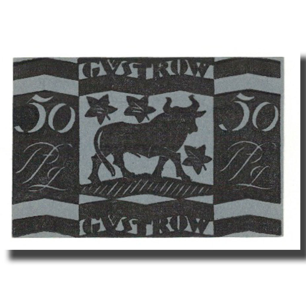 Banknote, Germany, Güstrow Stadt, 50 Pfennig, batiment 2, 1922, 1922-12-31