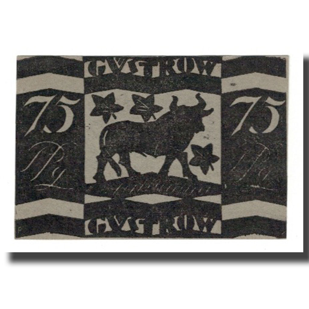 Banknote, Germany, Güstrow Stadt, 75 Pfennig, batiment 2, 1922, 1922-12-31
