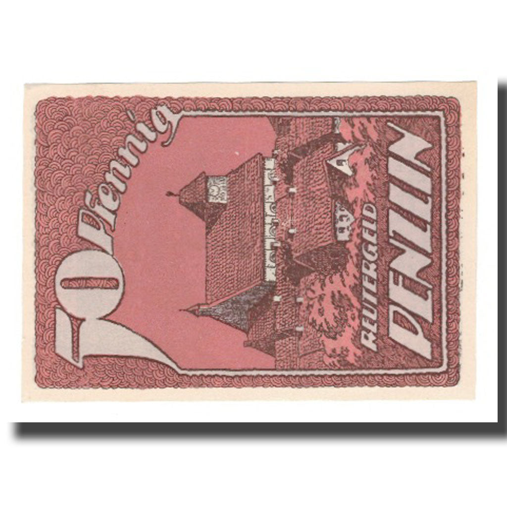 Banknote, Germany, Penzlin Stadt, 50 Pfennig, village, 1922, 1922-05-31
