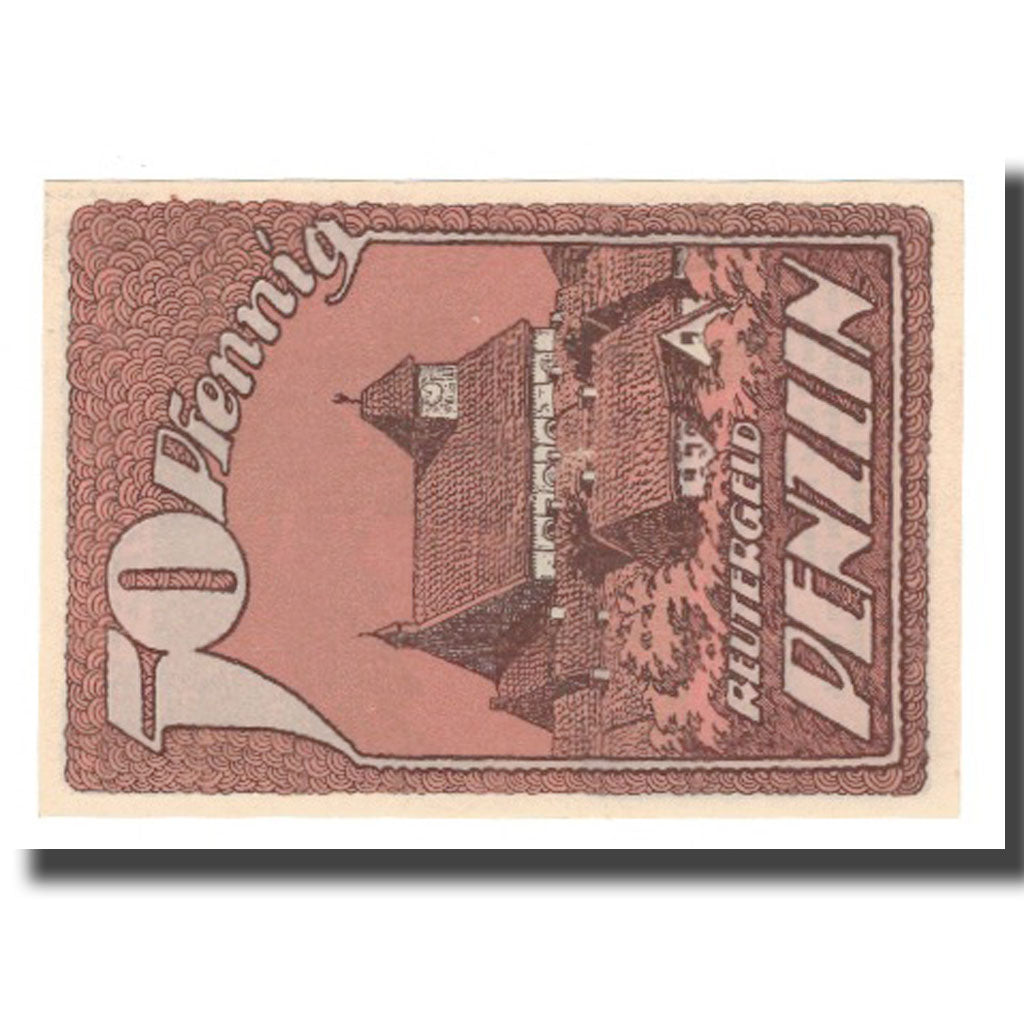 Biljet, Duitsland, Penzlin Stadt, 50 Pfennig, village 1, 1922, 1922-05-31, SUP