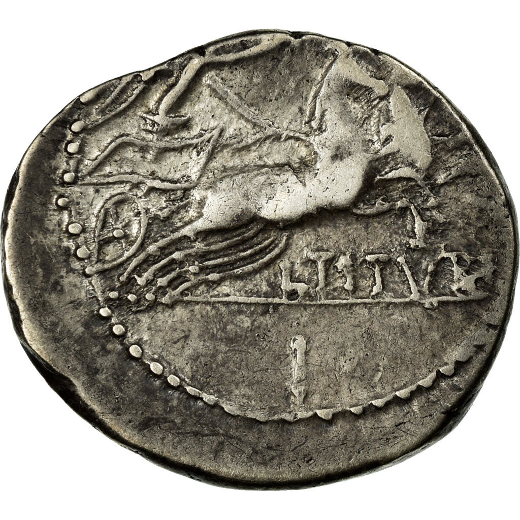 Moneta, Tituria, Denarius, Rome, BB, Argento, Babelon:6