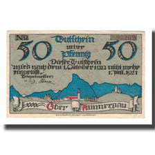 Geldschein, Deutschland, Oberammergau Gemeinde, 50 Pfennig, personnage 1, 1921