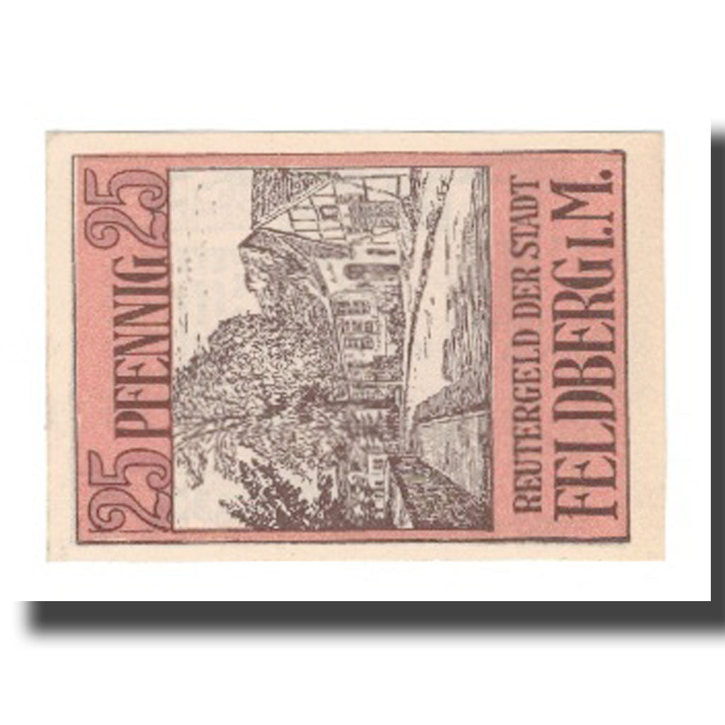 Banknote, Germany, Feldberg Stadt, 25 Pfennig, texte 1, 1922, 1922-05-31