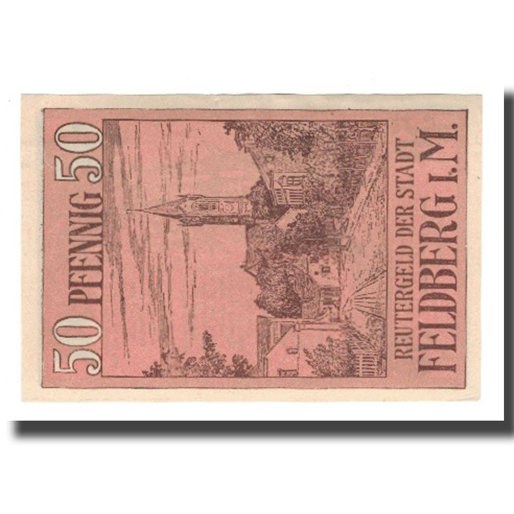 Banknote, Germany, Feldberg Stadt, 50 Pfennig, texte 1, 1922, 1922-05-31