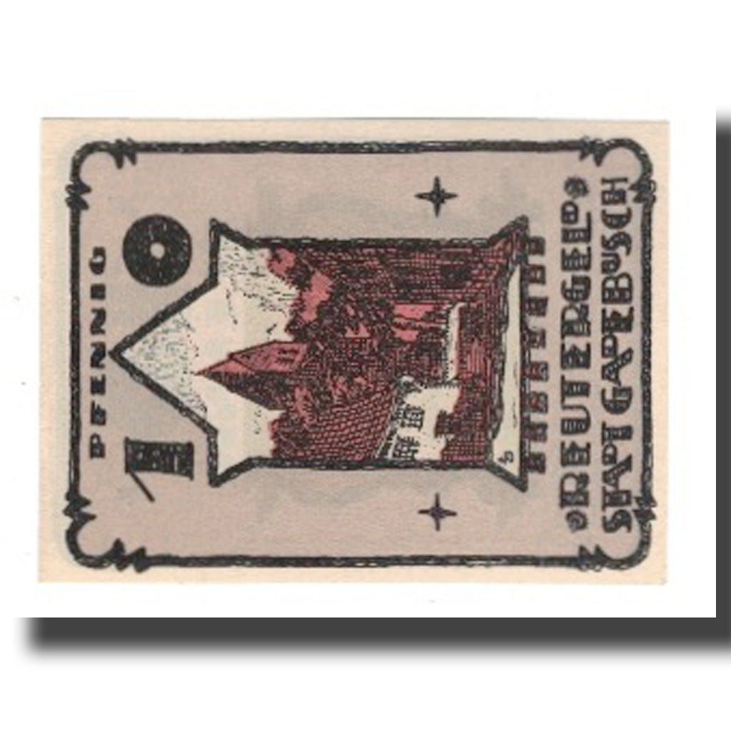 Banknote, Germany, Gadebusch Stadt, 10 Pfennig, village, 1922, 1922-12-31