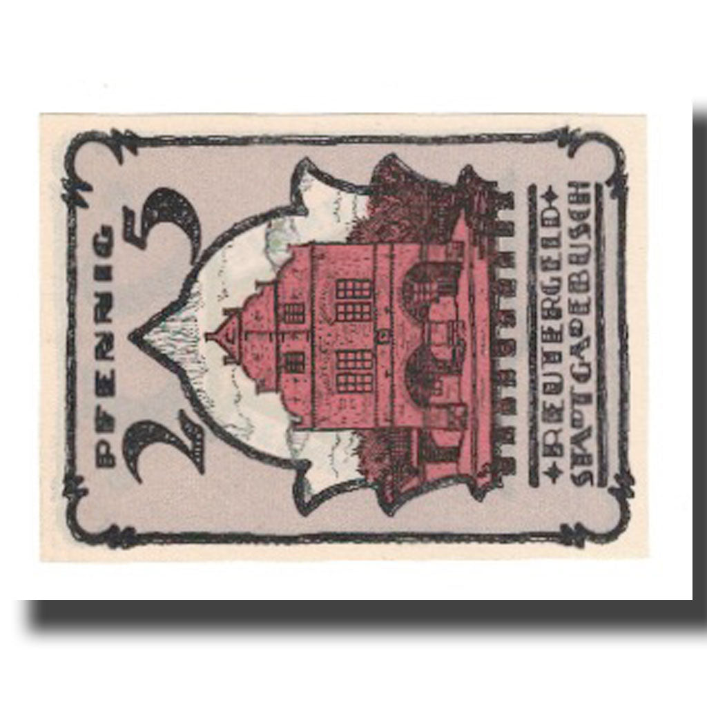 Banknote, Germany, Gadebusch Stadt, 25 Pfennig, Batiment, 1922, 1922-12-31