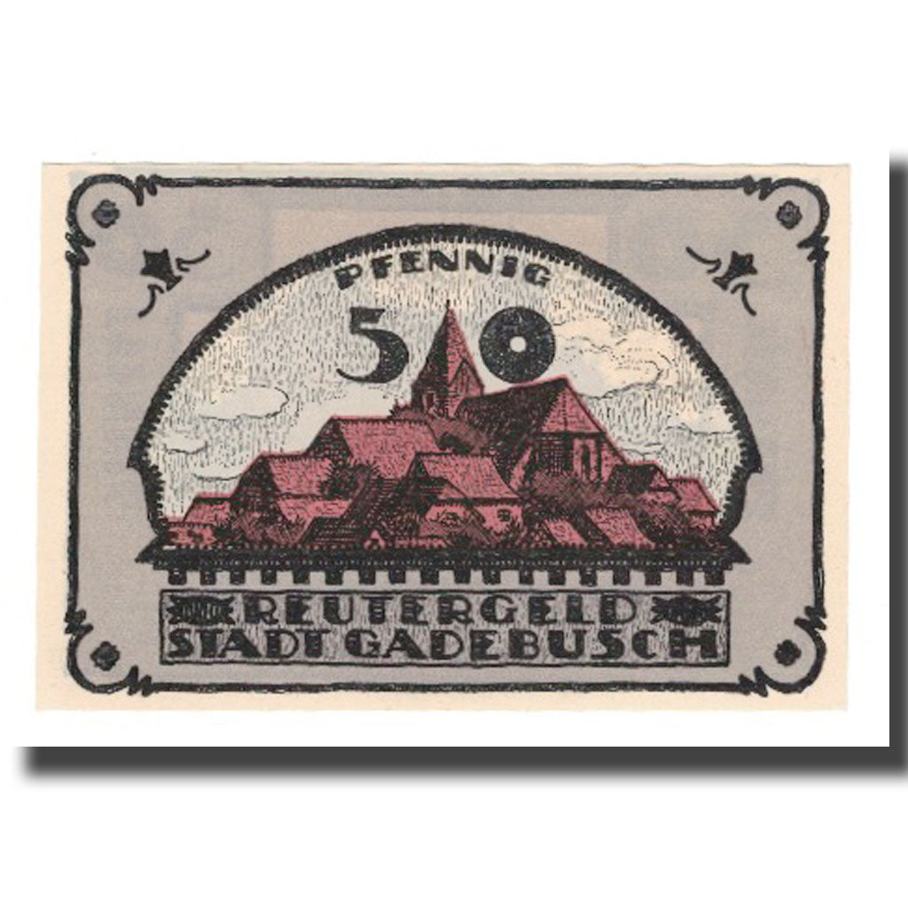 Biljet, Duitsland, Gadebusch Stadt, 50 Pfennig, paysage, 1922, 1922-12-31, SUP