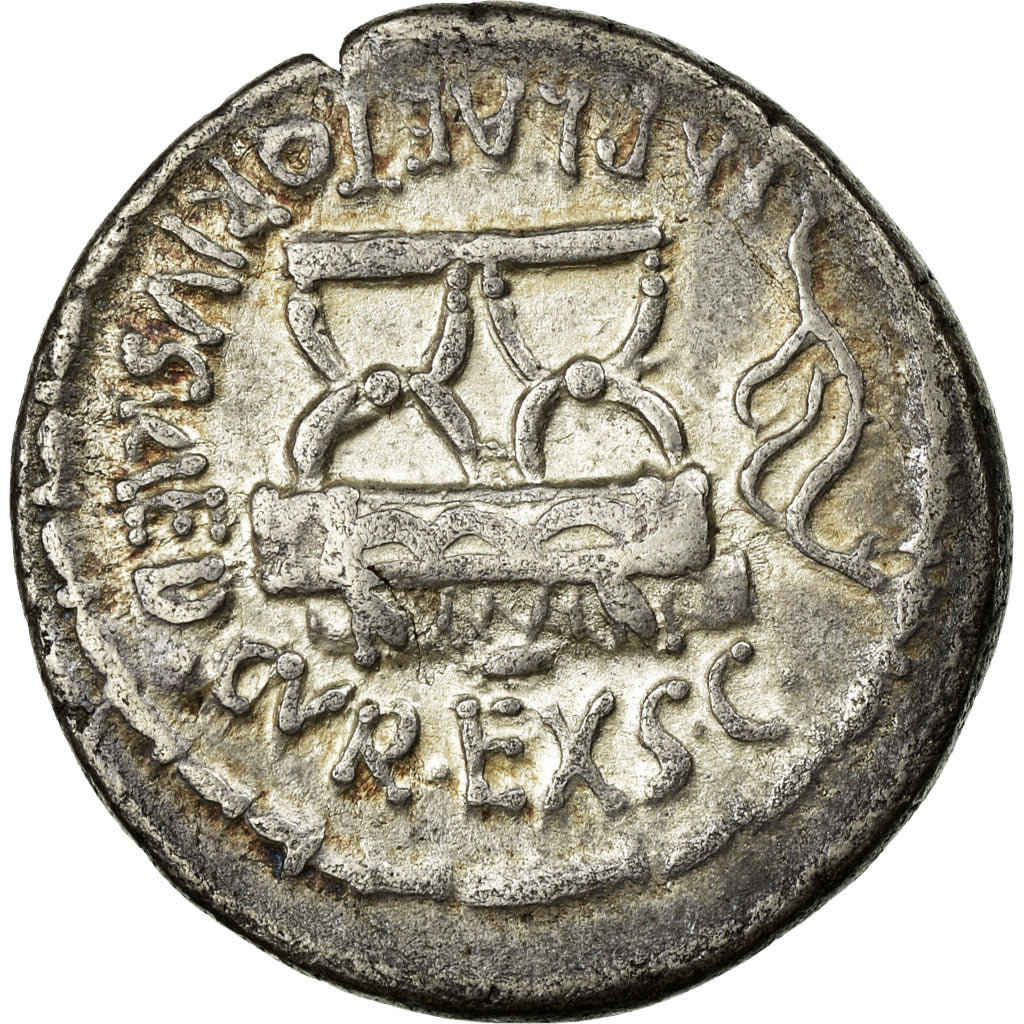 Coin, Plaetoria, Denarius, AU(50-53), Silver, Babelon:3
