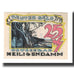 Banknote, Germany, Heiligendamm Badeverwaltung, 25 Pfennig, personnage, 1922