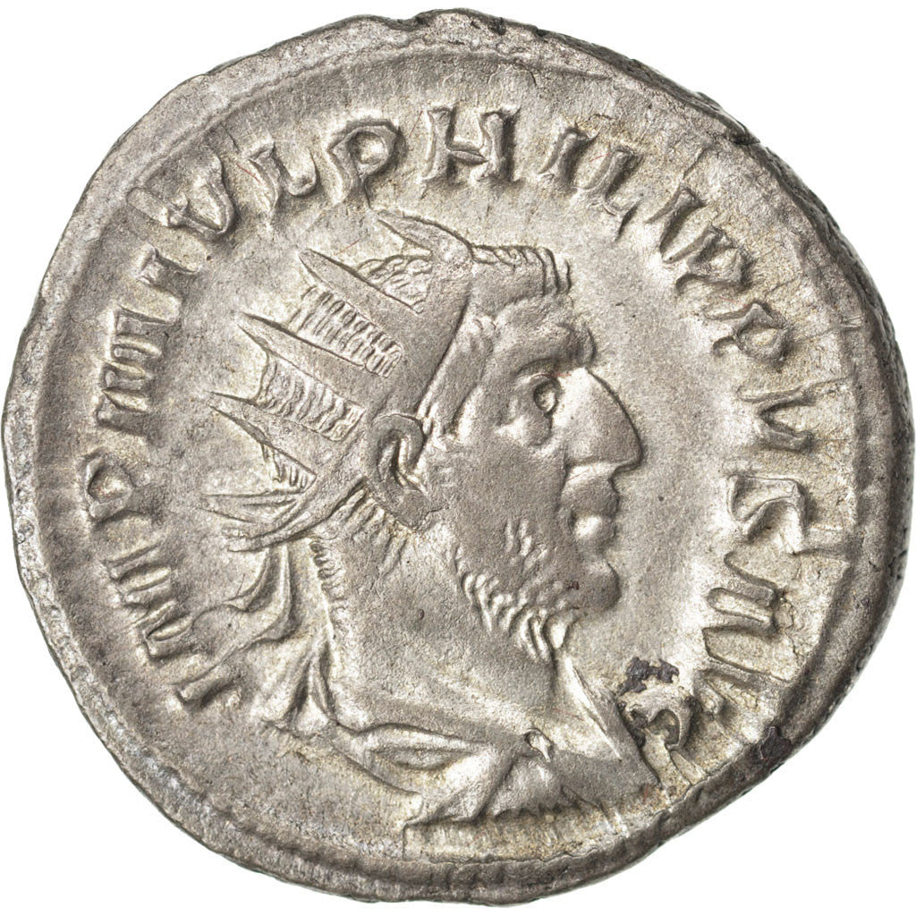 Philip I, Antoninianus, AU(50-53), Billon, Cohen #9, 4.10