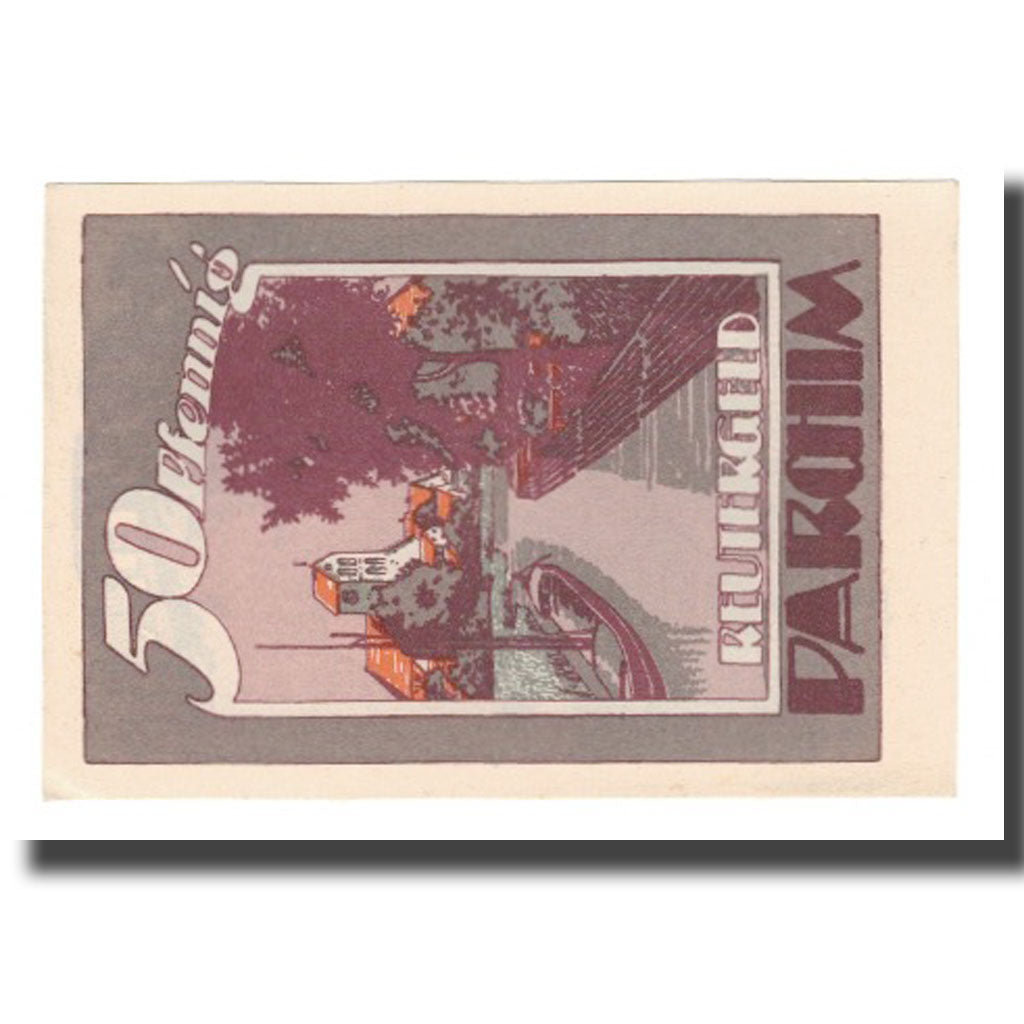 Banknote, Germany, Parchim Stadt, 50 Pfennig, paysage, 1922, 1922-05-31