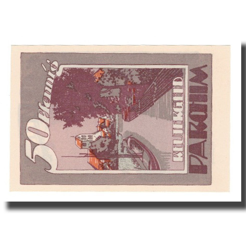 Banconote, Germania, Parchim Stadt, 50 Pfennig, paysage 1, 1922, 1922-05-31