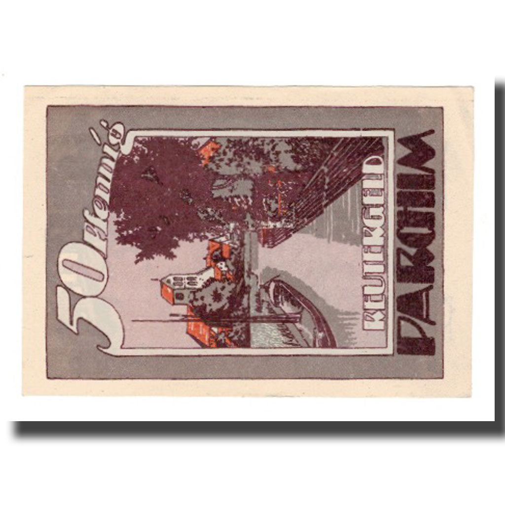Banknote, Germany, Parchim Stadt, 50 Pfennig, paysage 2, 1922, 1922-05-31
