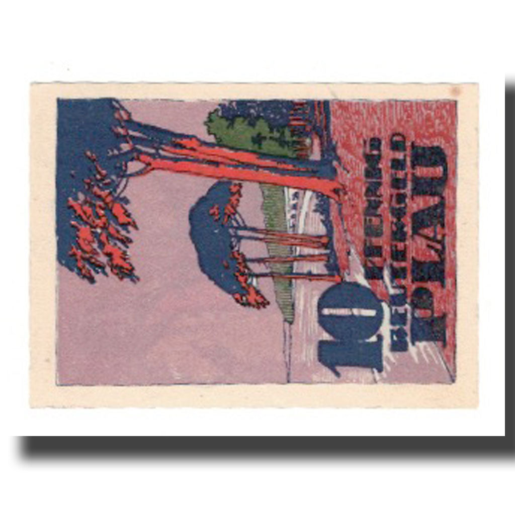 Banknote, Germany, Plau Stadt, 10 Pfennig, paysage, 1922, 1922-03-31, AU(55-58)