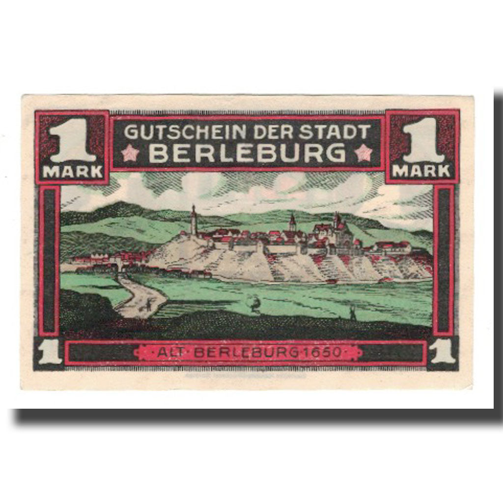 Banknote, Germany, Berleburg Stadt, 1 Mark, paysage, 1921, 1921-03-12