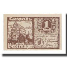 Geldschein, Deutschland, Beverungen Stadt, 1 Mark, personnage 1, 1922
