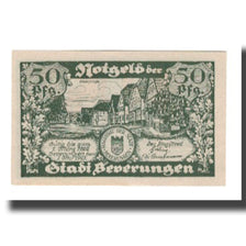 Geldschein, Deutschland, Beverungen Stadt, 50 Pfennig, personnage, 1922