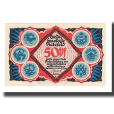 Banknote, Germany, Bielefeld Stadt, 50 Pfennig, personnage 2, 1921, 1921-05-15