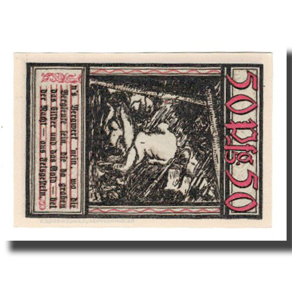 Banknote, Germany, Bochum Landkreis, 50 Pfennig, personnage 1, 1921, 1921-11-01