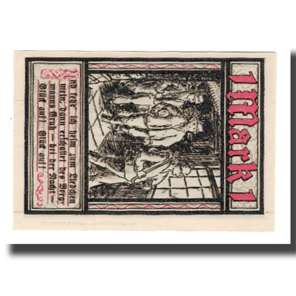 Biljet, Duitsland, Bochum Landkreis, 1 Mark, personnage, 1921, 1921-11-01, SUP