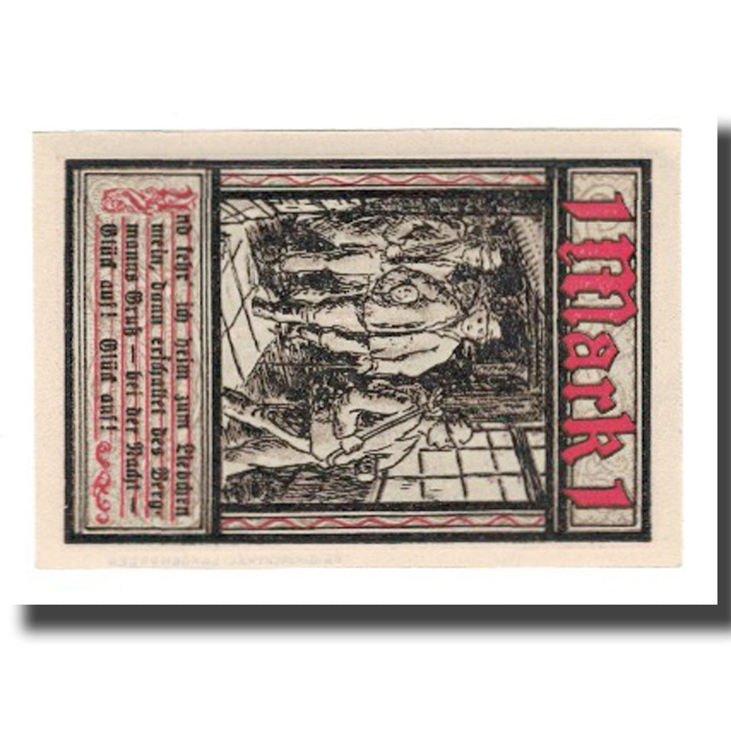 Billete, Alemania, Bochum Landkreis, 1 Mark, personnage 2, 1921, 1921-11-01