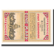 Geldschein, Deutschland, Cranenburg Stadt, 1 Mark, Blason 4, 1921, 1921-02-01