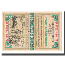 Banconote, Germania, Cranenburg Stadt, 1.5 Mark, Blason 3, 1921, 1921-02-01