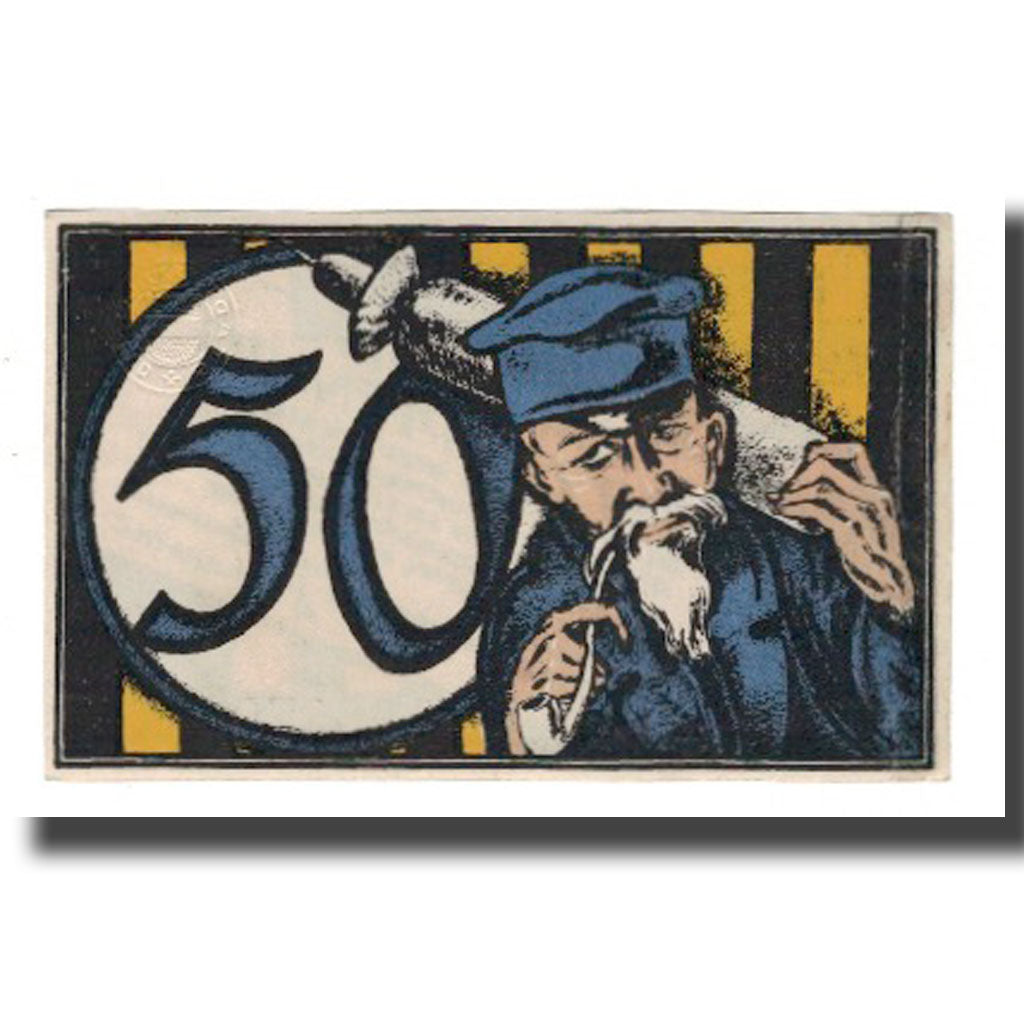 Banknote, Germany, Crefeld Stadt, 50 Pfennig, personnage 1, 1923, 1923-03-31