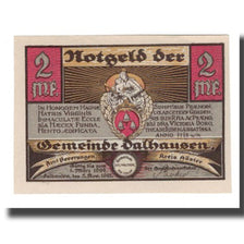 Banknote, Germany, Dalhausen Gemeinde, 2 Mark, paysage, 1922, 1922-03-01
